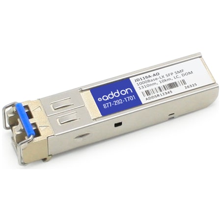 Addon Hp Jd119A Compatible Taa Compliant 1000Base-Lx Sfp Transceiver